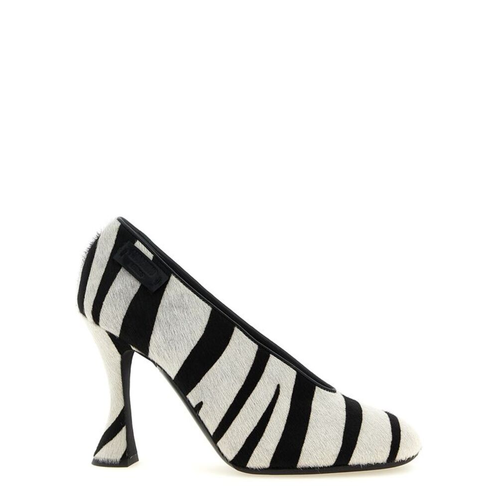 Moschino Bicolor Calfskin High Heel Women's Pumps